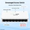 Ruijie 8-Port Gigabit Unmanaged Ethernet Switch with Lightning Protection