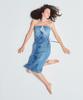 INSTANTFUNK Tube Top Denim Dress - Blue