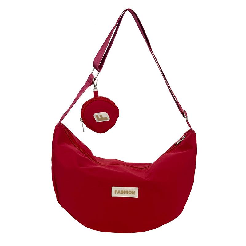 Dámská 2025 Oxford látková taška knedlík - Ležérní, velkokapacitní, všestranná taška na pas, rameno a crossbody