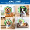 2Pcs Dog Cone Collar Polyester Breathable Neck Recovery Collar Adjustable Tightness Dog Protection Cone Comfortable for Pet