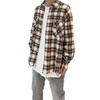 Men's Summer Long Sleeve Retro Plaid Shirt: Versatile, Trendy, and Loose-Fit
