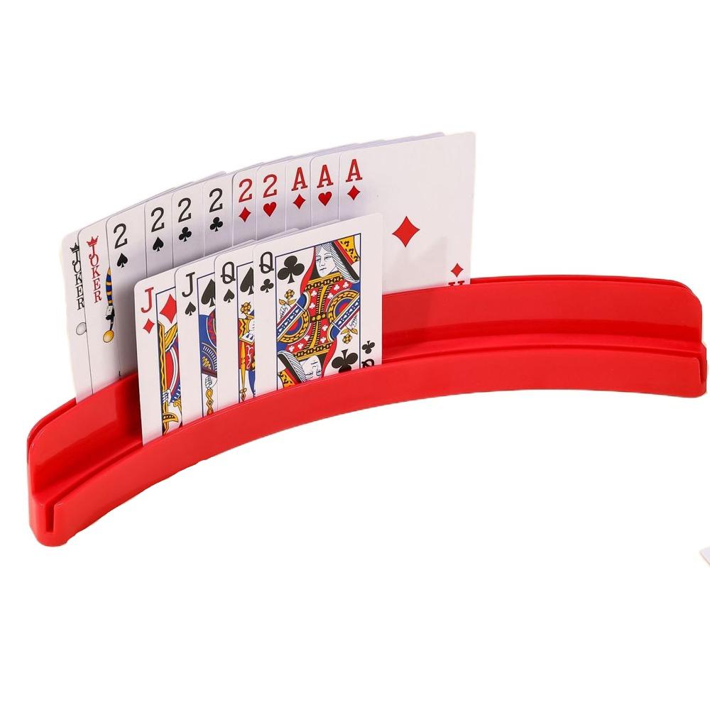 Expandable Playing Cards Holders Two-Layer Hands Free Card Holder  Board Game Accessories