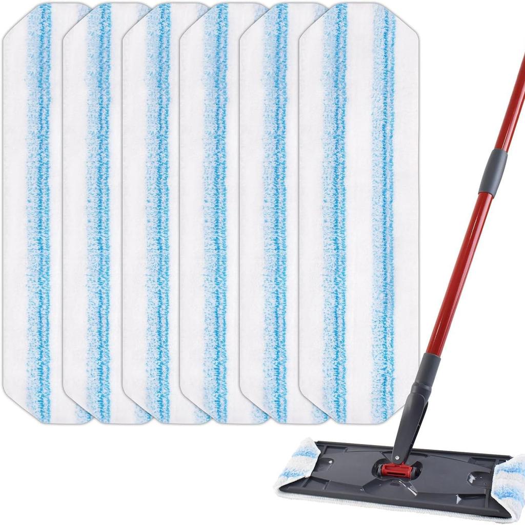 12 Inch Washable Mop Replacement Pad Microfiber Cloth for O-Cedar ProMist MAX Vileda Flat Mop Floor Cleaning