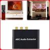 HDMI-Compatible ARC Audio Extractor ARC Return Channel Converter ARC To SPDIF Coaxial L/R 3.5mm Jack for HDTV Speaker