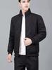 Men's Mid-Aged Lambswool Stand Collar Jacket - Cotton Padded, Plus Velvet, Heat-Sealed, Thickened