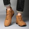 New  Handmade Leather Casual Men Shoes Design Sneakers Man Breathable Leather Shoes Men Ankle Boots Outdoor Walking Shoes