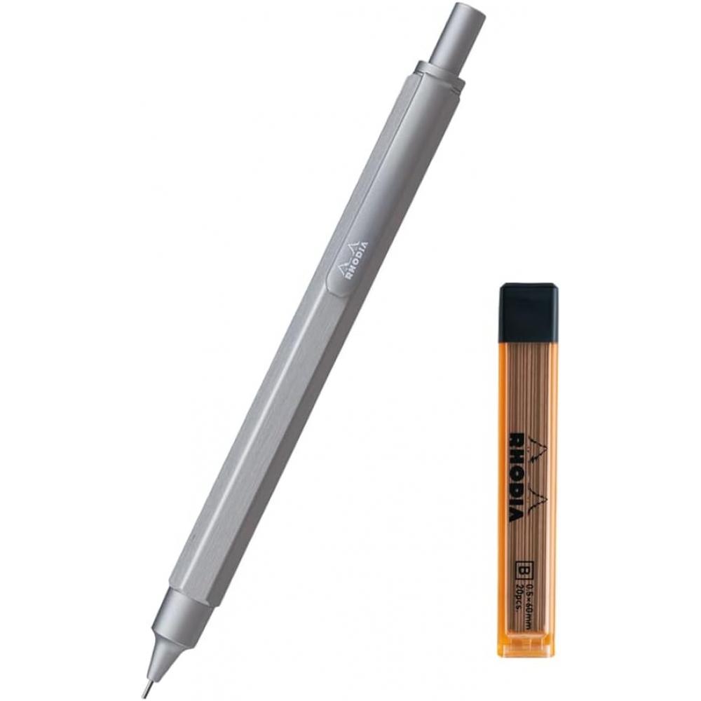 Rhodia Sharp Pencil Script Refill Set 0.5mm Silver Limited Edition Cf9291amz
