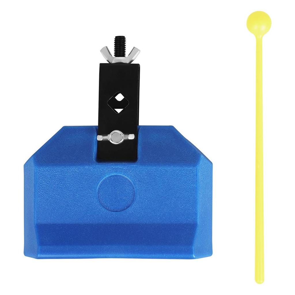 Orff Percussion Instruments: ABS Woodblocks, High & Low Tone Cowbells, Woodblock Stand, Drum Accessories