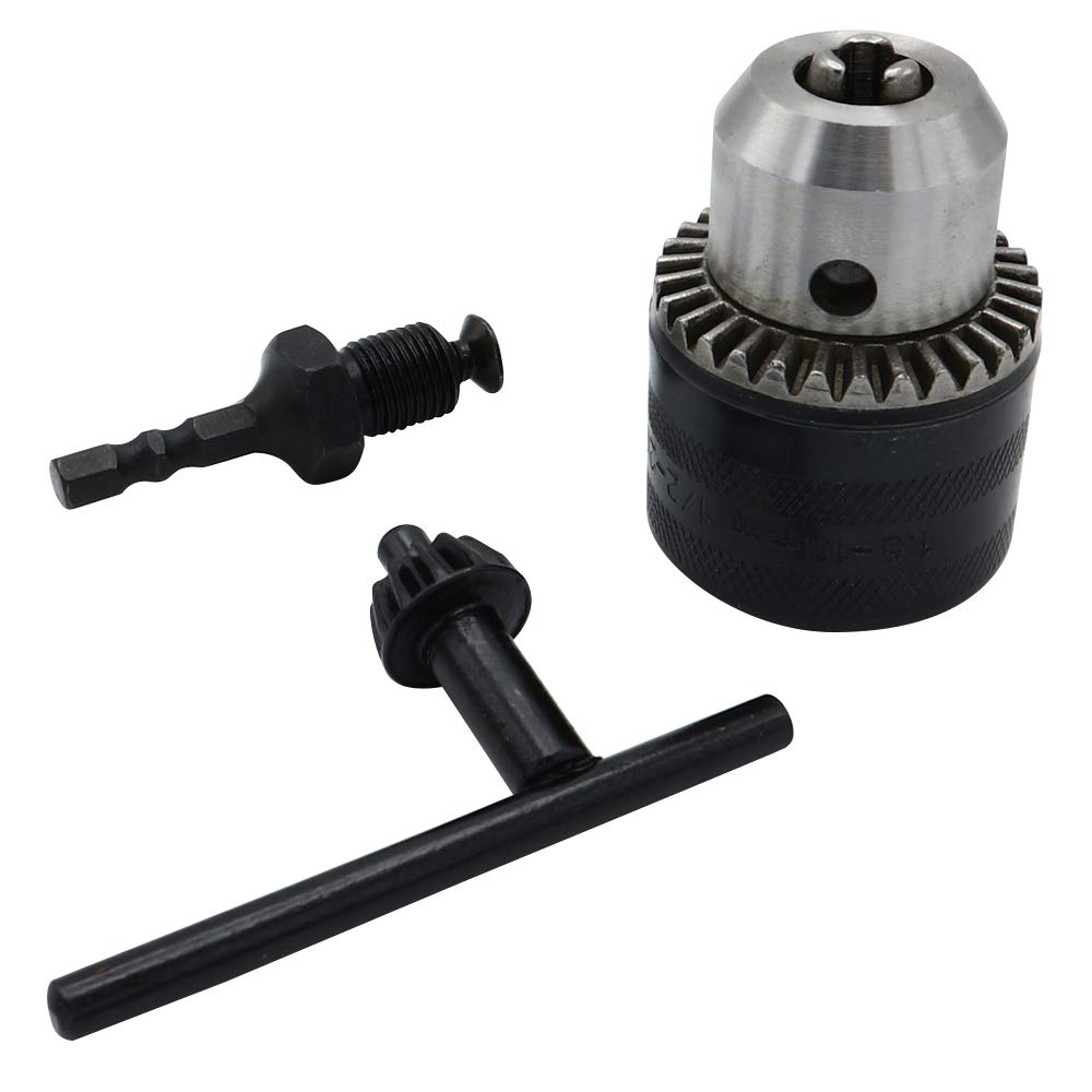 

Saiyodo warranty Drill chuck for impact drivers and electric to 13 hexagonal shank conversion tool accessory [Product included] drills, 1.5 mm,