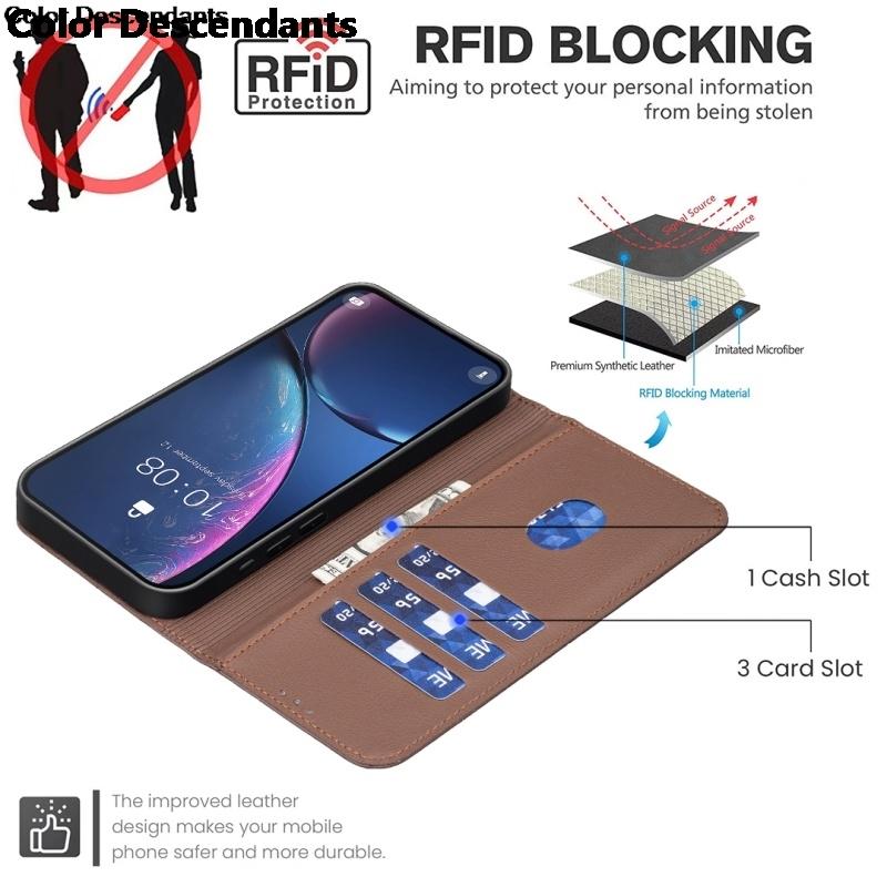 Luxury Wallet Magnetic Flip Stand With Card Slots Leather Phone Case for XiaoMi 13T POCO X7 M7 X6 X5 F6 F5 M3 Pro C55 C75 Cover