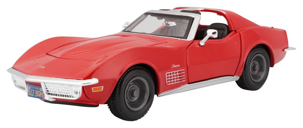Kyosho Maisto 1/24 Scale Corvette 1970 Red Finished Product MS31202R1