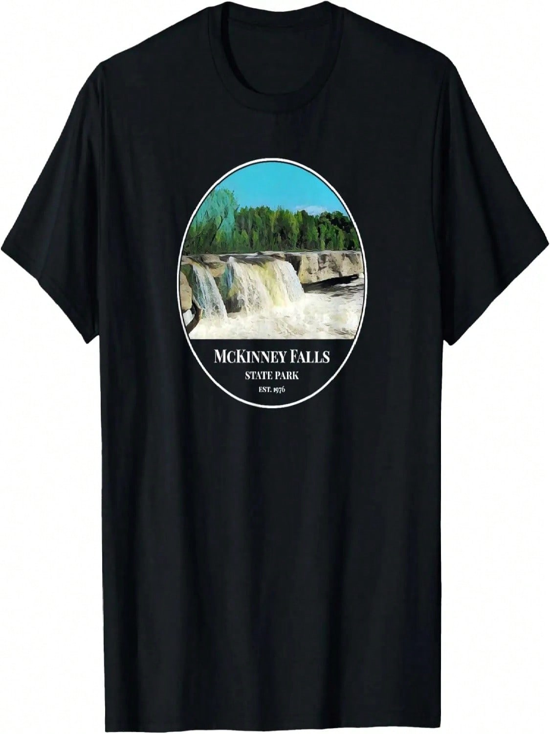 McKinney Falls State Park Texas Hiking T-Shirt S разноцветный