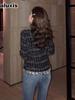 Spring/Autumn Chic French Small Fragrance Long Sleeve Top for Women New Style Round Neck Retro Fringe Jacket