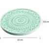 Home Decor Handmade Concrete Gypsum Silicone Round Clay Tools Resin Casting Mold Coaster Mould Soap Dish Tray
