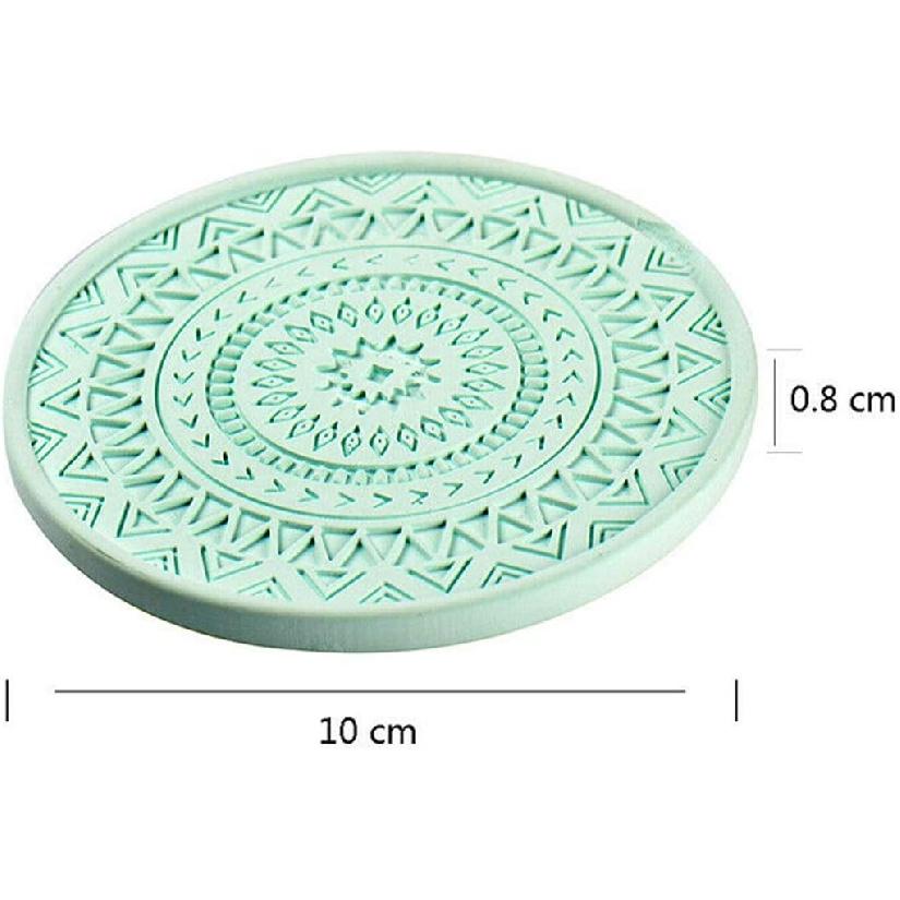 Home Decor Handmade Concrete Gypsum Silicone Round Clay Tools Resin Casting Mold Coaster Mould Soap Dish Tray
