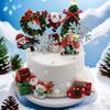 30 PCS Christmas Cake Decoration Snowman Cake Decoration Christmas Tree Christmas Cake Decorations Christmas Cupcake Toppers