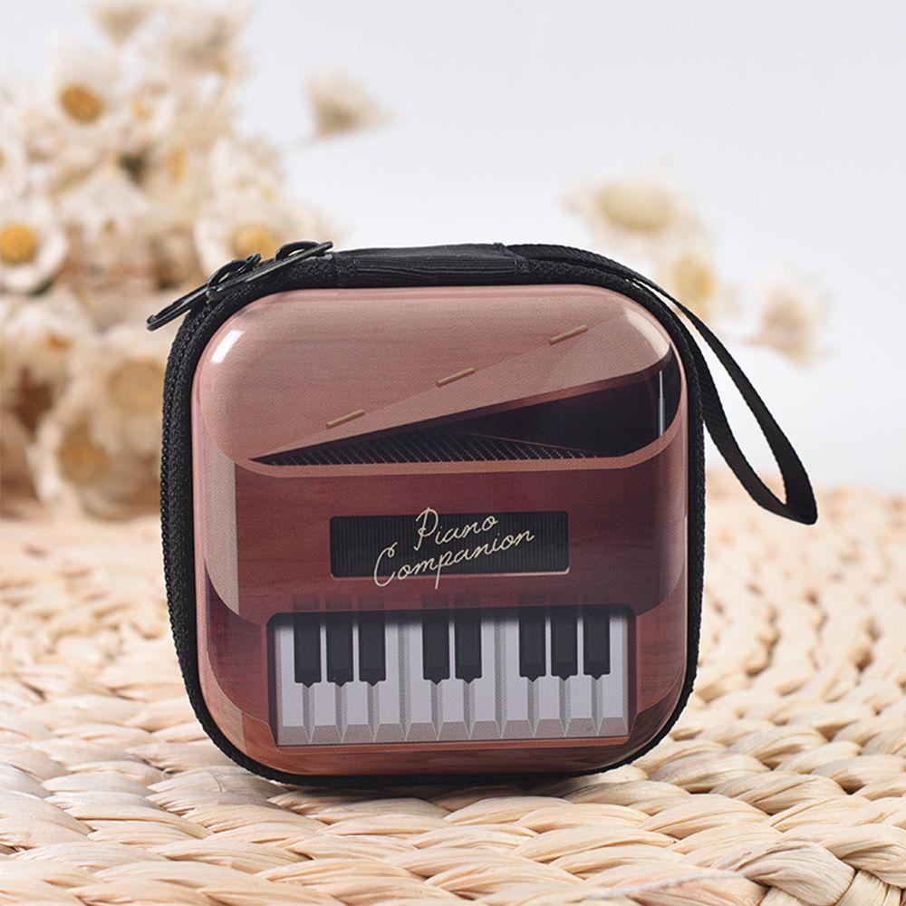 Player Pattern Small Wallet Earphone Cable Storage Bag Coin Purse Cute Cartoon Change Zipper Pocket