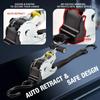 Correa Retráctil con Trinquete Automático Cinta Retráctil Automática para Atar Correas Retráctiles Para Motocicletas Correas de Equipaje Convenientes