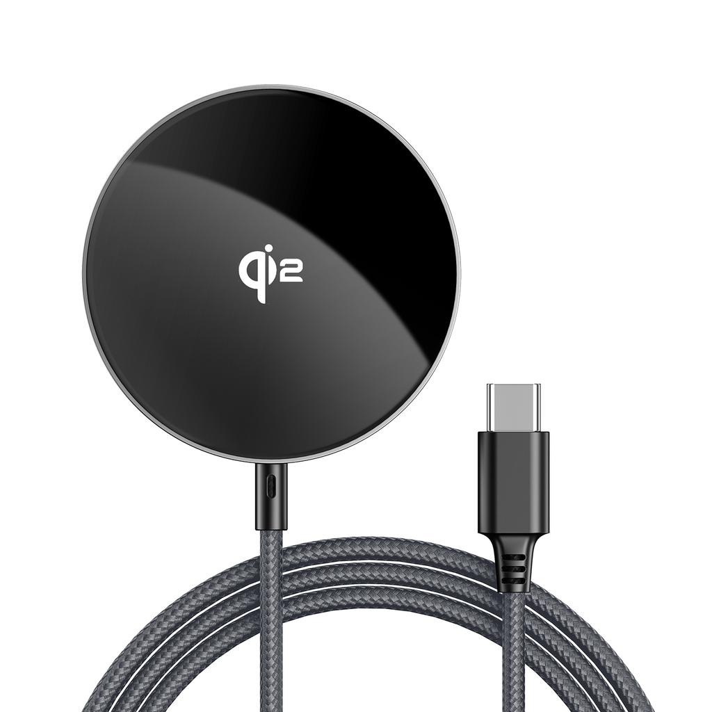 ACEFAST E24 QI2 Desktop Magnetic Wireless Charging Pad Phone Charger with Type-C Cable
