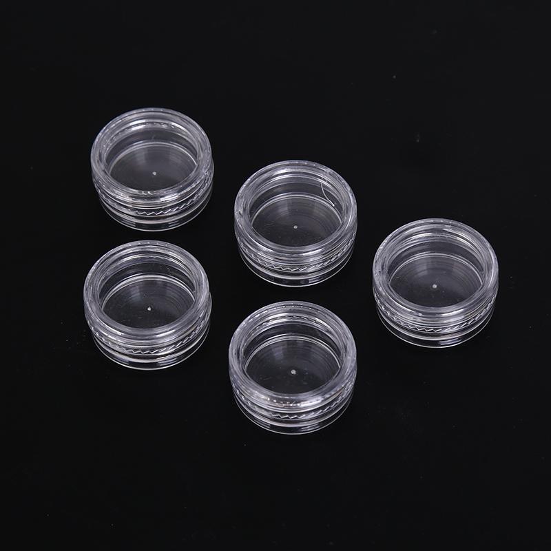 PH PandaHall 100pcs Clear Plastic Tube Bead Containers