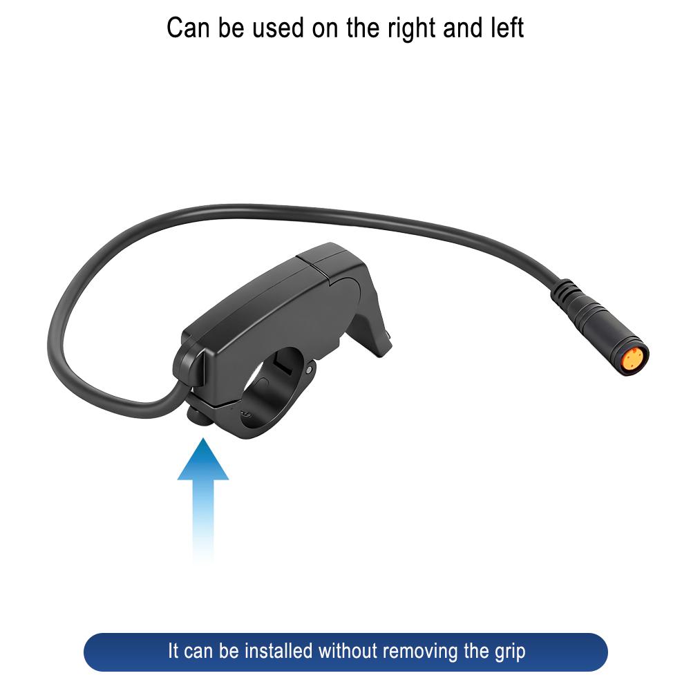 Universal 36V 48V 60V 72V Finger Throttle For Electric Bicycle Scooter Accelerator Female Plug Thumb Throttle Quick Disassembly Throttles 2