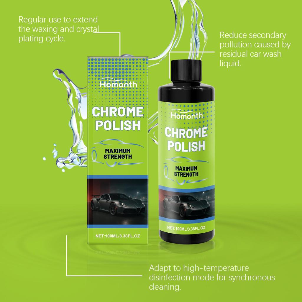 Super Strong Rust Removal Spray and Car Polishing Protector Two-Piece Set, Does Not Damage Metal Surface,30ml+100ml