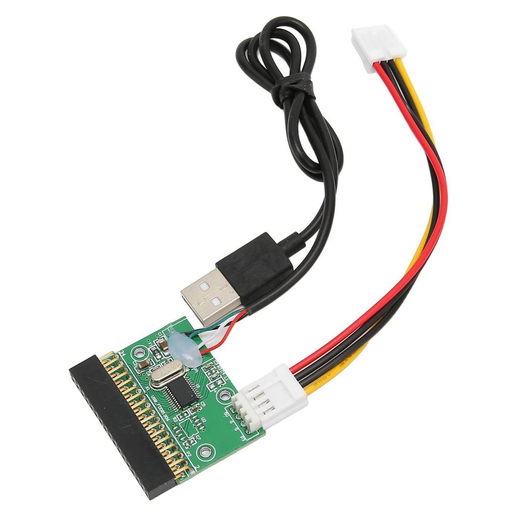 1.44MB 3.5in Floppy Drive Connector Plug and Play 34 PIN To USB Cable Adapter for 1.44MB Floppy Drive