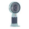 Innovative Lightweight Portable Cartoon Mini Electric Fan Featuring Built In Mobile Device Support For Easy Viewing Anytime