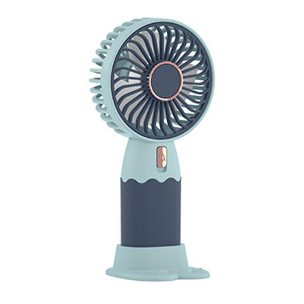 Innovative Lightweight Portable Cartoon Mini Electric Fan Featuring Built In Mobile Device Support For Easy Viewing Anytime