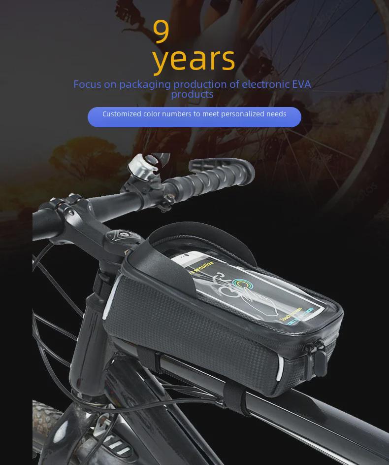 Waterproof Cross-Border Cycling Phone Bag: Top Tube Bicycle & Mountain Bike Beam Bag