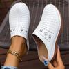 Fashion Summer Women Slippers Lightweight Hollow Slippers Outdoor Beach Shoes Woman Slip on Cozy Mules Platform Sandals Slides Women