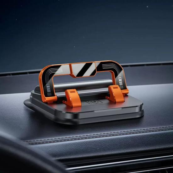 Car Phone Holder with Parking Number Plate 2-in-1 Multi-functional 360 Degrees Rotation Phone Stand