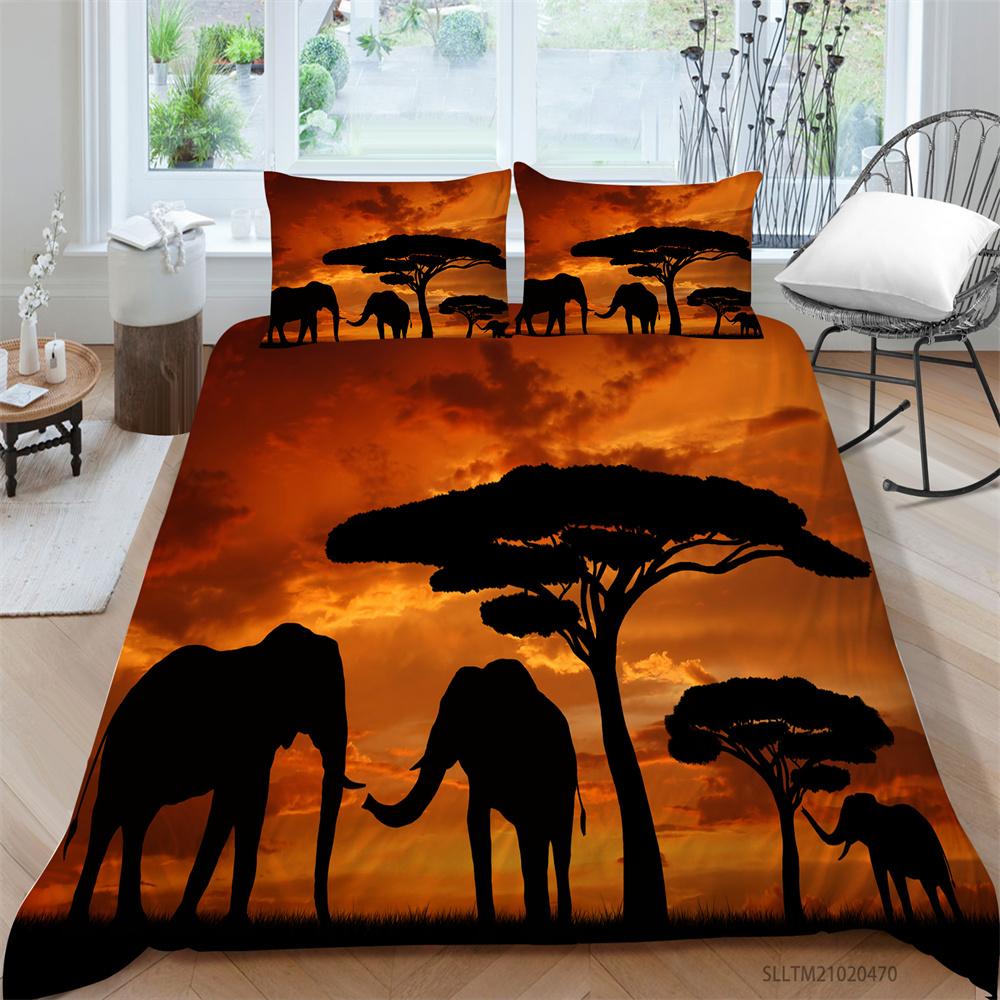 3D Bedding Cover Luxury Bed Suit 100% Polyester Bedroom Decor Microfiber Pillowcase Breathable Kid Children