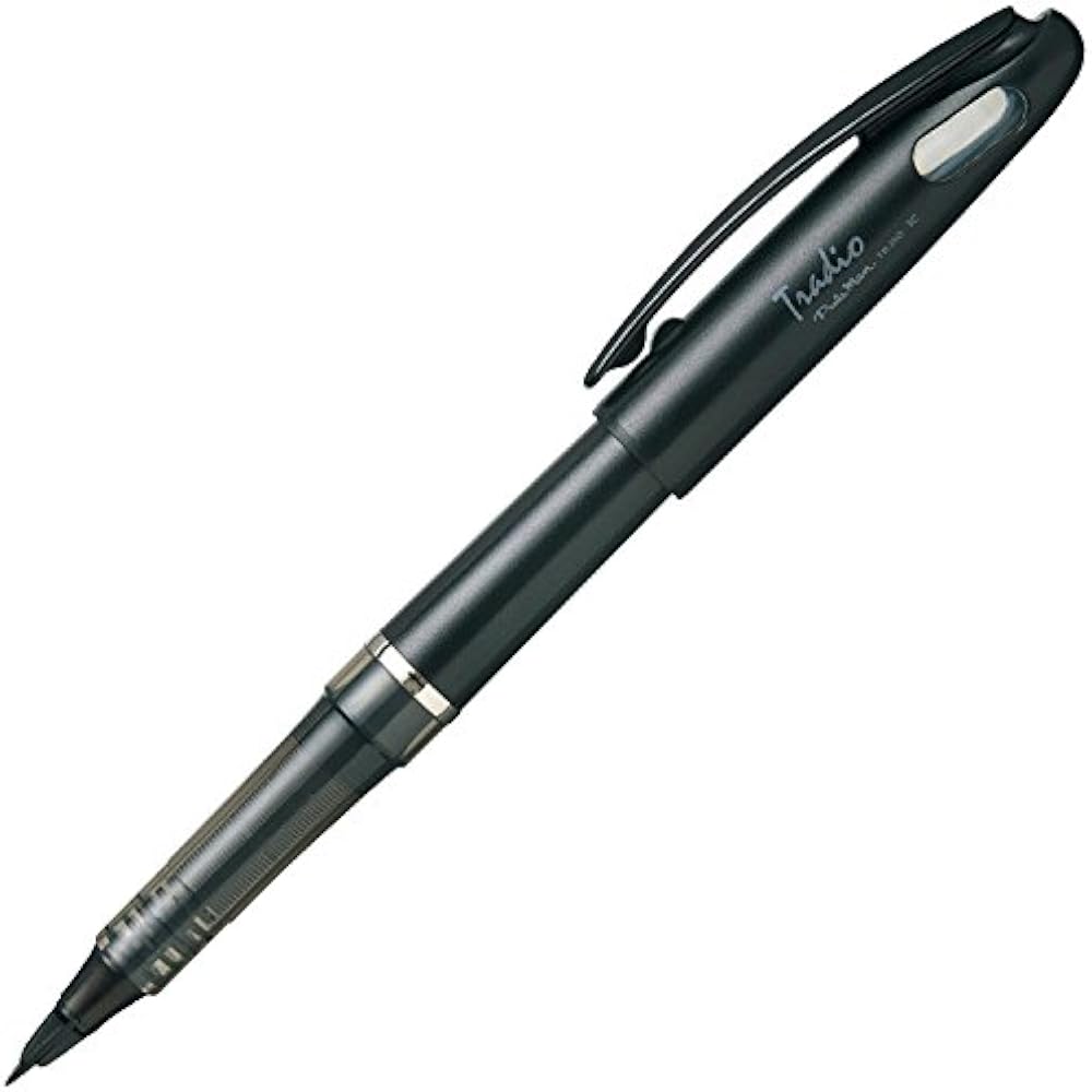 Pentel TRJ50-A Water-based Pen, Black, 10 Pens