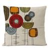 Home Decorative Throw Pillow Rustic Geometric Floral Pillow Cover Multi Flower Pillow Case Sofa Cushions _,(8)