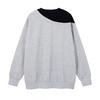 Unisex Oversized Retro Streetwear Hoodie With Asymmetrical Shoulder Seam Design Cotton Blend Pullover Fall