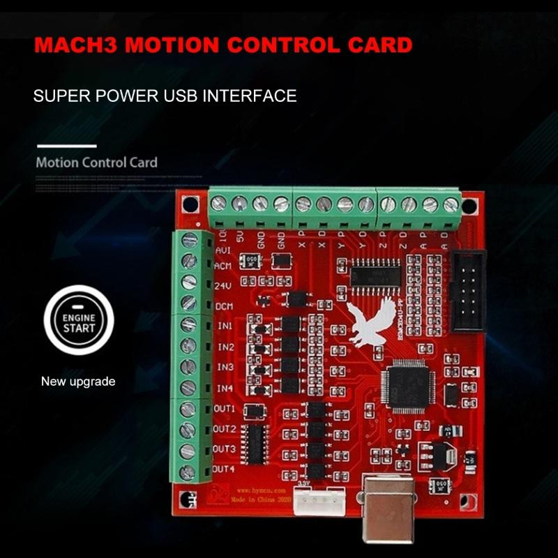Motor Board USB MACH3 100Khz 4 Shaft Interfaces Driver Motion Controller Driver Board Machine Control Board Replacement