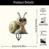 Flat 2d Cute Gardening Snail Decoration - Big Eyes Snail Sign, Outdoor Courtyard Lawn Four Seasons Holiday Decoration, Home Garden Ornaments