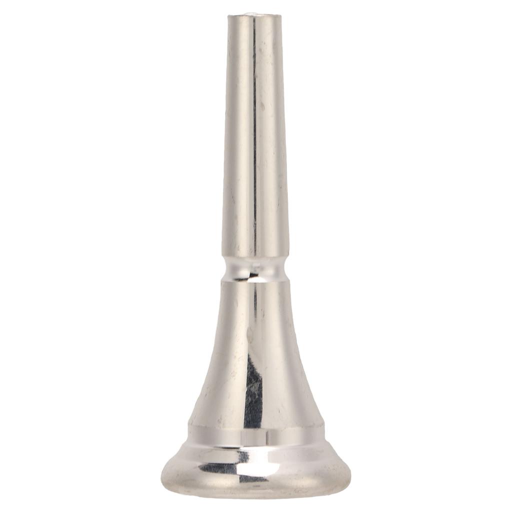 Horn Mouthpiece Replacement Brass French Horn Mouth Wind Instrument Accessories Silver Color