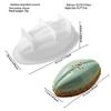 Cacao Fruit Mousse 6-Cavity Silicone Cake Mold for French Desserts