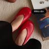 Fashion Street Style Round Toe Women Mary Jane Shoes Fashion Slip On Soft Sole Flats Spring Autumn Ladies Shoes
