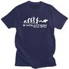 Custom Evolution Of Scuba Diving T Shirt for Men Pure Cotton Tshirt Casual Tee Funny Underwater Dive Diver Gift Tshirt Slim Fit