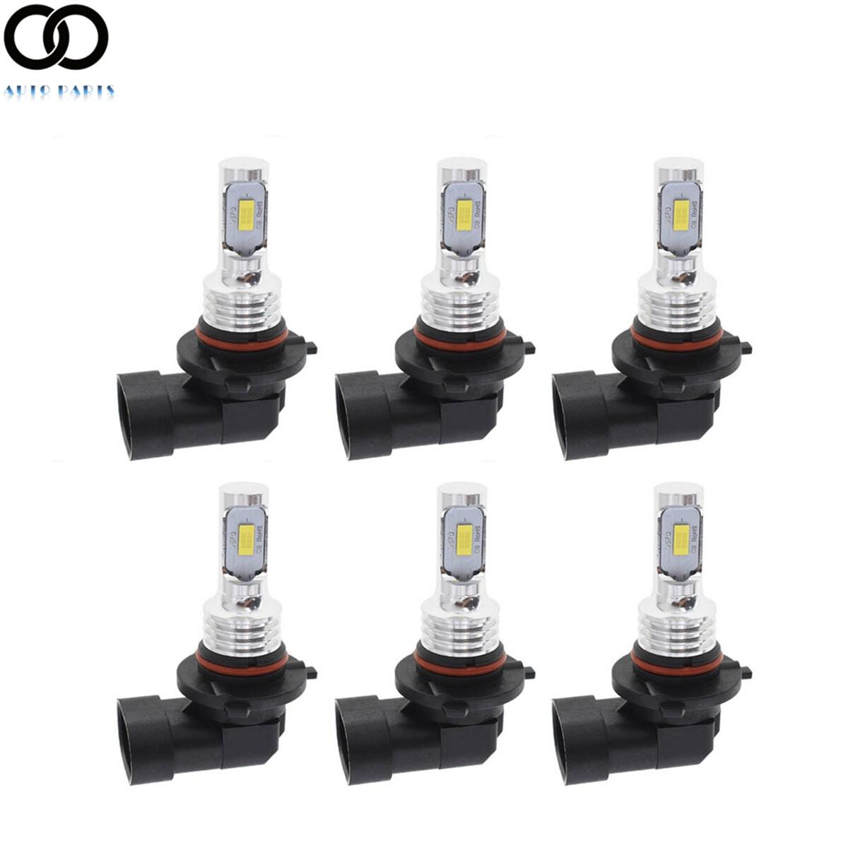 6× LED Headlight Fog Light Bulbs For 2004 2005 2006 Chevy Silverado 1500 2500 HD