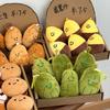 Vegetable Mini Food Plush Keychain Cute Potato Stuffed Keychains Backpack Pendant Car Keyrings Party Favors Classroom Prizes