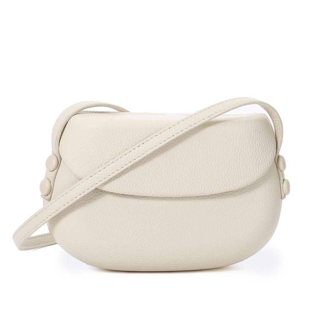 Summer Retro Red Saddle Bag Crossbody Small Bag Women'S Versatile Simple Mobile Phone Bag