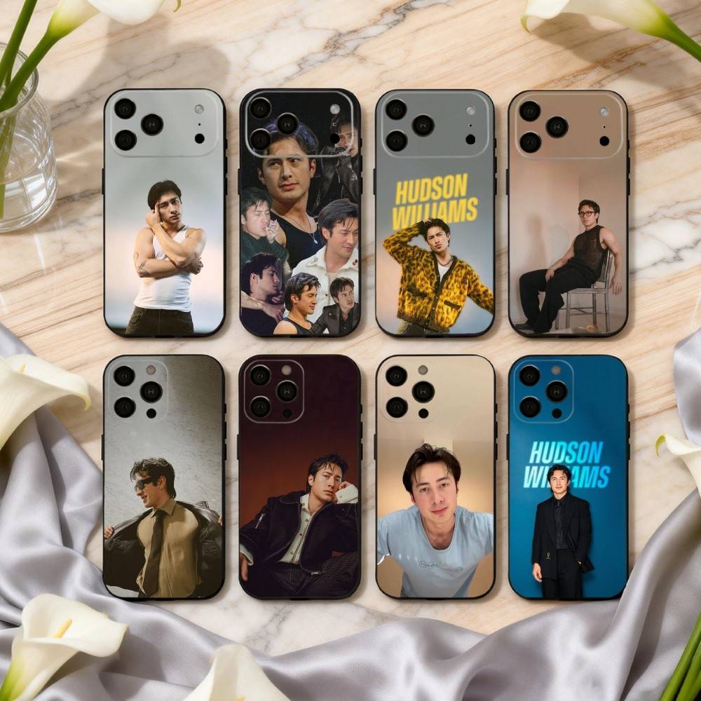 H-Hudson-N Actor W-WilliamsS Phone Case For iPhone 17,16,15,14,13,12,11 Plus,Pro Max,XS,Soft Silicone Black Cover