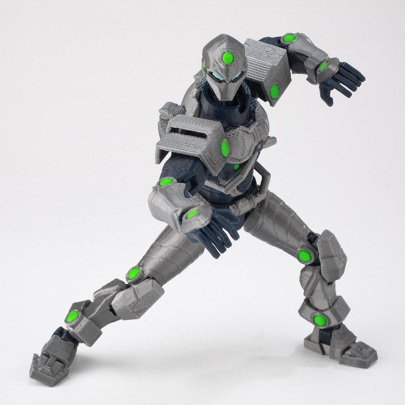 In Stock 3D Printed Invincible Toys Action Figures T13 Dummy 13 Superheroes Multi-Jointed Movable Shapeshift Toy Technology Jack