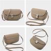 Cowhide Genuine Leather Saddle Small Shoulder Crossbody Bags For Women Summer  Trend Designer Flap Ladies Handbags