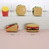 9 PCS Set Mini Detachable Plastic Snack Hamburger Pretend Toys Kids Kitchen Play House Food Educational Toys for Girls Boys