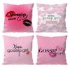 G-Gossip Girl-S Youth Cushion Cover Pattern Printed Pillowcase for Living Room Sofa Cushion Cover & Bedroom Decor